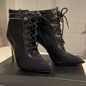 Also laced booties